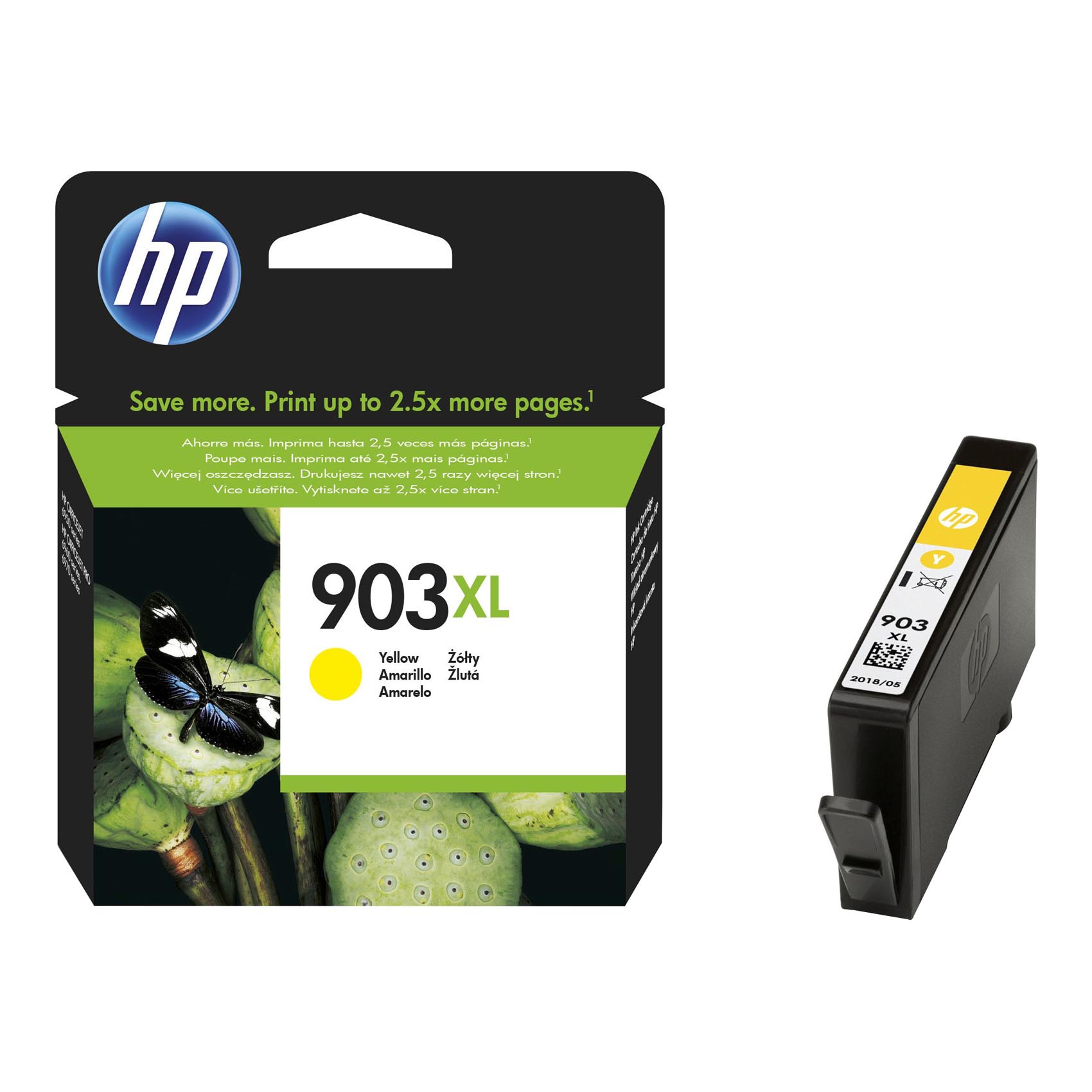 HP 903XL High Yield Yellow Original Ink Cartridge  T6M11AE