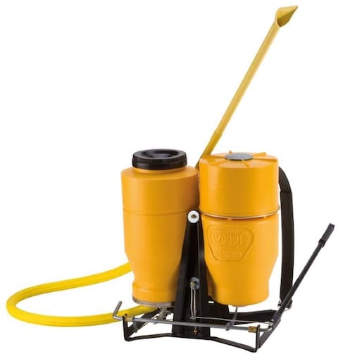 Volpi Manual knapsack Duster for distributing powder in Agriculture, SV 80 (Made in Italy)