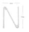 LED Neon Flex Letter Light N 30x20cm
