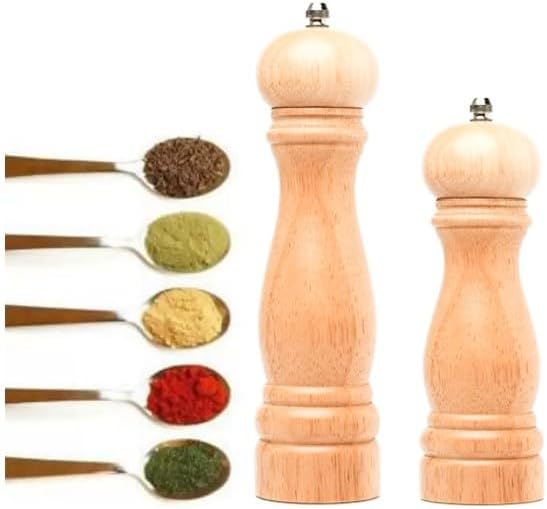 Atraux Small Wooden Salt &amp; Pepper Grinder Mill