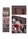 24-Pocket Shoes Hanging Storage Bag Brown