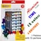 lavish Tiptop 12 Color Acrylic Paints with Brushes &amp; Palette Paint Set