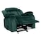 إن هاوس كرسي استرخاء هزاز منجد بالمخمل - أخضر غامق - NZ50