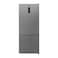 Tornado Refrigerator with Bottom Freezer - 430 Liters - Silver - RF-452BVT-S