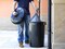 Plastic Forte Drum Dustbin, 21L, Silver