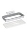 Attach A Trash Hanging Trash Bag Holder Clear/White/Grey 5x20centimeter