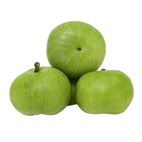 Pumpkin Green And White Round