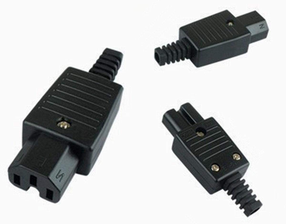 Buy C15 connector 3 Prong Female Power Plug Online | Carrefour UAE