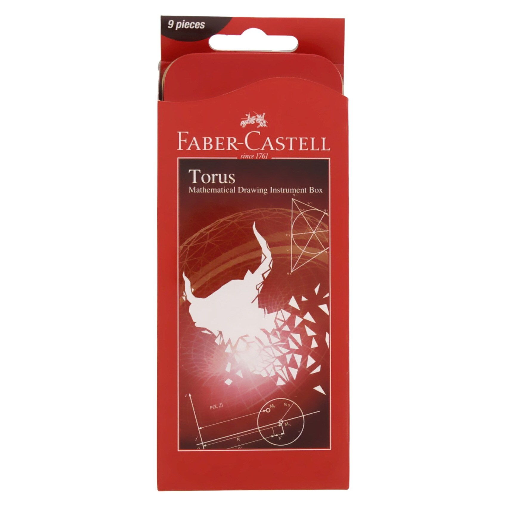 Buy Faber-Castell torus Mathematical Drawing instrument Box Red