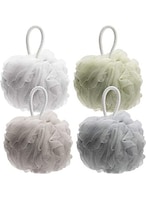 اشتري Marrkhor 4 Pcs Shower Bath Sponge Shower Loofahs Balls Multicolou في الامارات