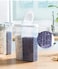Aiwanto 2 Partition Storage Box Grain Dry Fruits Storage Container Food Storage Box Kitchen Plastic Storage Containers