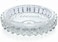 Lavish Transparent Crystal Large Glass Round Shape Multipurpose Tray