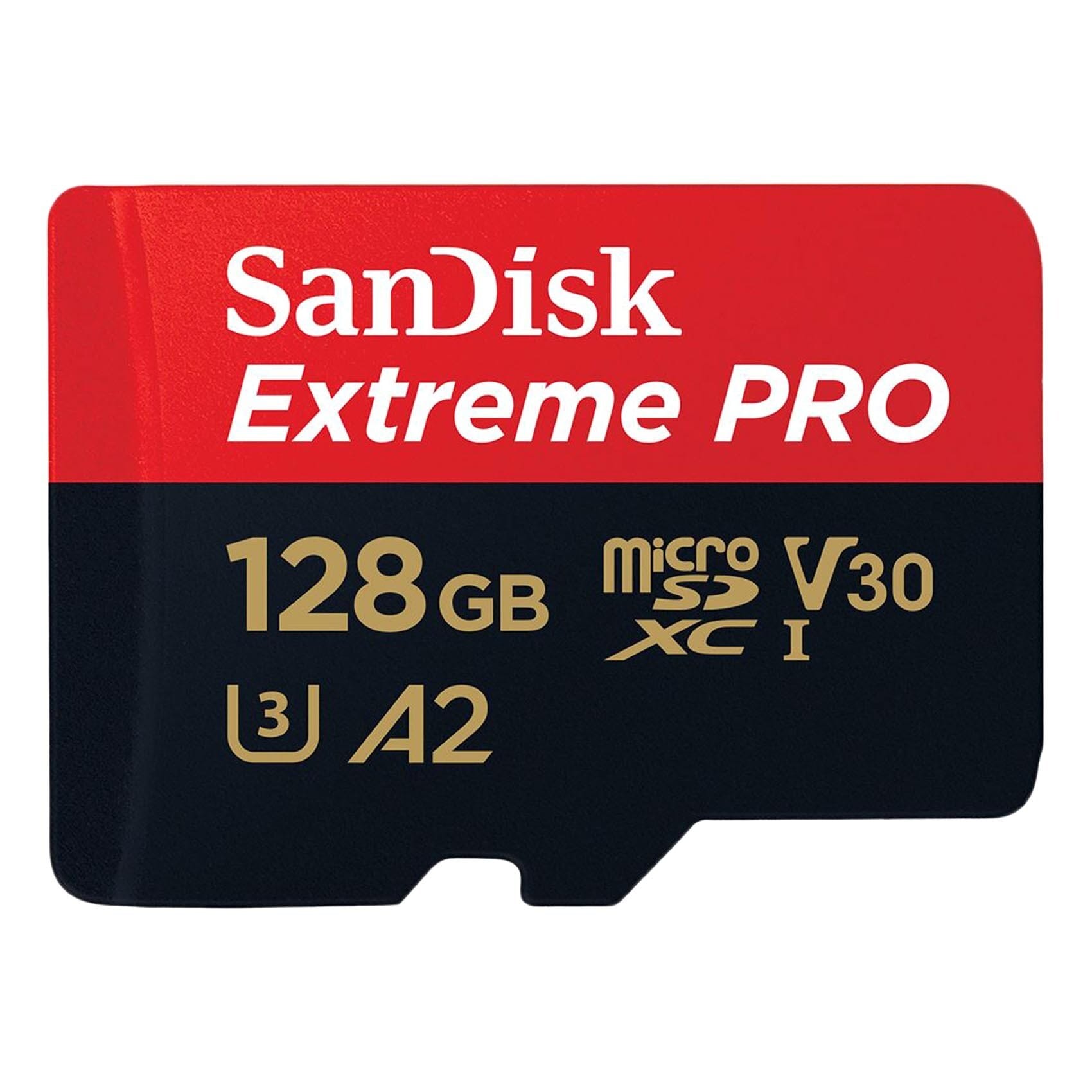 SanDisk Extreme Pro Class 3 UHS-I microSDXC Memory Card 128GB Multicolor price comparison Qatar – cheapest at Carrefour Qatar