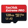 Sandisk Extreme Pro Class 3 UHS-I MicroSDXC Memory Card 128GB Multicolour 