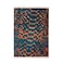 In House Velvet Turkish Rectangular Decorative Carpet - Blue &amp; Gold - 120x80cm