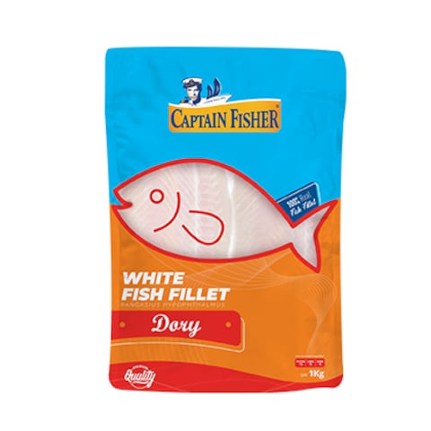 Buy Captain Fisher White Fish Fillet 1KG Online - Shop Frozen Food