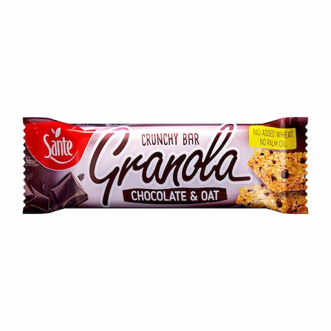Sante Granola Bar With Chocolate &amp; Oats - 40gm