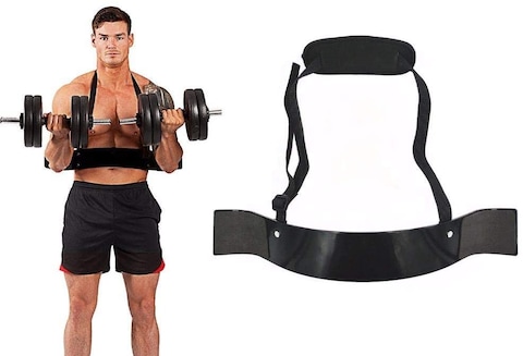 Generic Weightlifting Arm Blaster Adjustable Bodybuilding Bomber Bicep Black Color