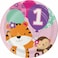 One Is Fun Girl Dinner Plates 8.75in 8 pcs