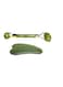 Generic - Facial Jade Roller With Gua Sha Board Green/Gold