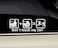 Don't Touch My Car Sign Sticker Warning Decals Highly Reflective Car Styling and Decorative Exterior Sticker