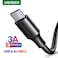 Ugreen USB-A 2.0 Male to USB-C Male Cable with Nickel-Plated Connector 3m - Black