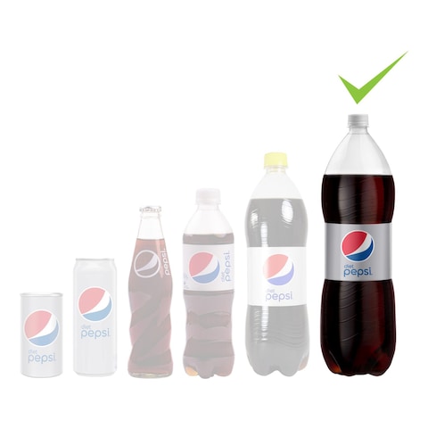 Pepsi Diet Carbonated Soft Drink Plastic Bottle 2.28L Pack of 6