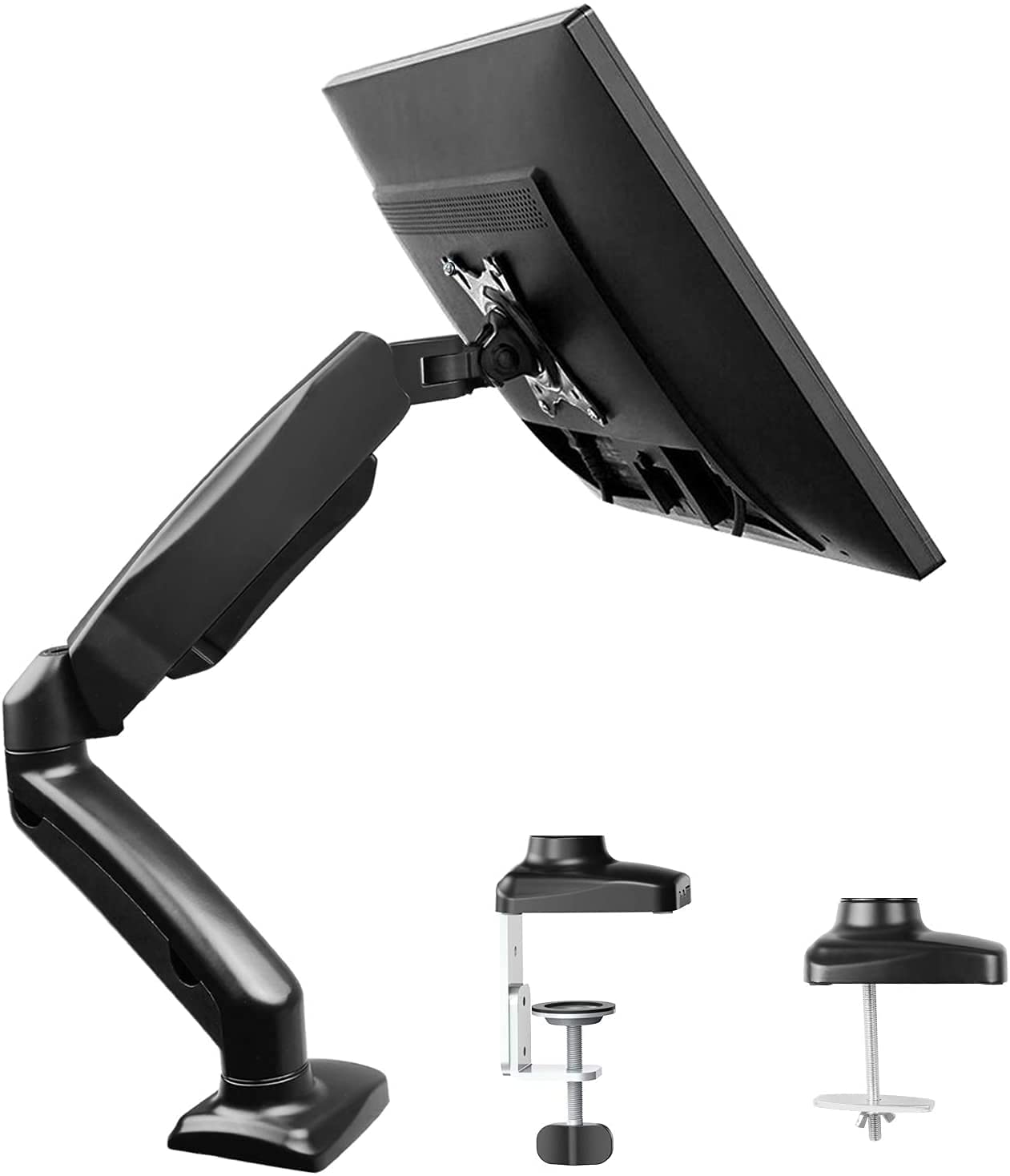 Buy Ntech Single Monitor Stand Articulating Gas Spring Monitor Arm ...