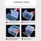 Lushh Shoe Storage Box,  Transparent, Side Open  High Quality  storage Organizer Boxes - Stores Shoes Size up to UK 46 (Big Size), 3 Box Set