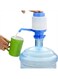 Generic Hand Pressure Waters Bottle Dispenser Pump Blue/White