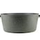 Marble Coated Casserole With Lid Grey - 26CM