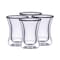 Blackstone Double Wall Glass Cawa Cups Set Clear 100ml 4 PCS