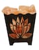 Geohoney Himalayan Salt Lamp basket With Chunks - Flower Design