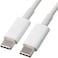 Generic USB C To USB C Fast Charging Cable, Type C Charger Cord (Size 1 Mtr)