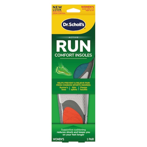 Dr.Scholl&#39;s Active Run Comfort Insoles for Women Size 6 to 10