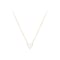 Aiwanto Necklace With White Heart Pendant Neck Chain Simple Necklace Best Gift Womens Girls Necklace