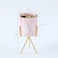 Nordic Handmade Wrought Iron Breathable Marble Plant Pot Succulent Pots Interior Decoration Desktop Ornaments
