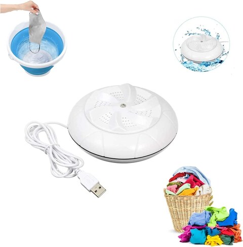 Ultrasonic Turbine Mini&nbsp; USB Washing Machine for Children&#39;s Laundries Home Travel Business Trip College Rooms