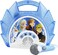 KIDdesigns Disney Frozen 2 Sing Along Karaoke BoomBox - Kids Toys Portable Karaoke Machine, Built in Music, LED Flashing Lights, Working Microphone, Connects MP3 Player Audio Device w/ Play Buttons