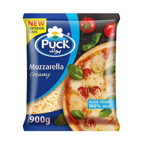 Puck Shredded Creamy Mozzarella Cheese, 900g