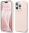 elago Liquid Silicone for iPhone 15 PRO case cover Full Body Protection, Shockproof, Slim, Anti-Scratch Soft Microfiber Lining - Lovely Pink