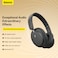 Baseus Bowie D05 Wireless Bluetooth Headset: HiFi Stereo Sound, 70-Hour Playback, Foldable Design, Low Latency, Dual Device Connection, Perfect for Music &amp; Gaming Black