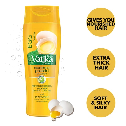 Vatika Naturals Nourishing Egg Protein Shampoo 400ml