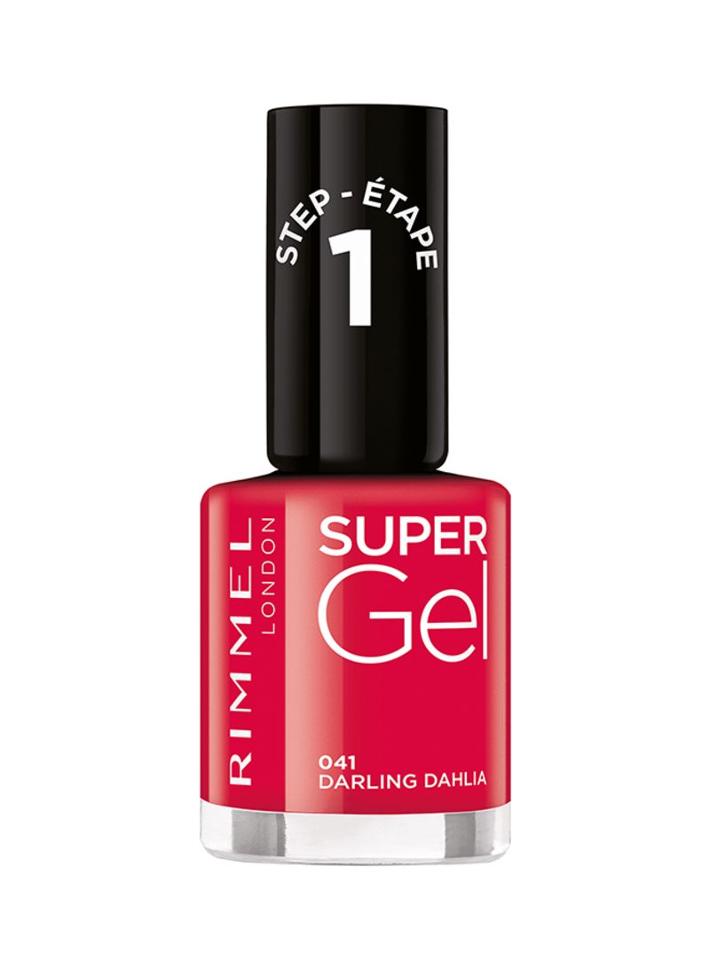 Rimmel London Super Gel Nail Polish 041 Darling Dahlia 12ml