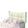 In House Milano Velvet Bed Frame - Single - 200x100 cm - Ivory