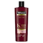 Buy TRESemm Keratin Smooth  Straight Shampoo With Argan Oil Enjoy Up To 72 Hours Of Frizz Control 400ml in UAE