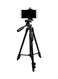 Yunteng Vct 5208 Professional Tripod With Bluetooth Remote Shutter Blue
