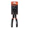 Tactix Crimping Pliers, Black/Orange, 8.5 Inch