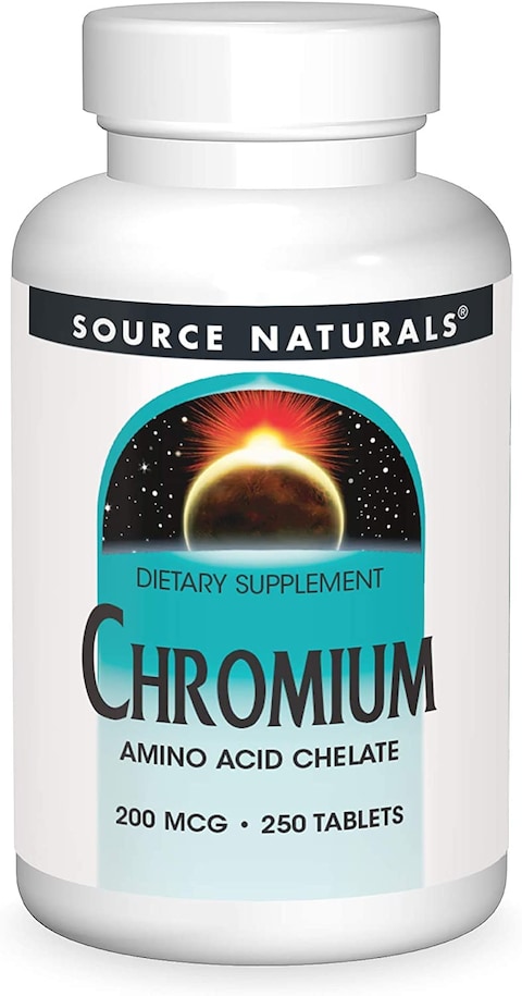 Source Natural Chromium Chelate 200Mcg, Inc. 250 Tabs