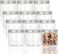 12 PC plastic container with lid 250 ML
